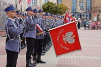 Święto Policji Łomża - uroczysty apel.