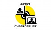 żółto czarna grafika z napisem Cyberoszust