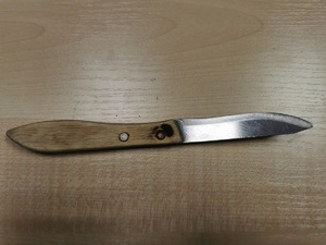 Nóż z drewnianą rączką