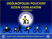 Ogólnopolski Policyjny dzień odblasków plakat