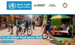 W dniach 15-21 maja 2023 r. organizowany jest 7. Światowy Tydzień Bezpieczeństwa Ruchu Drogowego pod patronatem Międzynarodowej Organizacji Zdrowia. Hasło tegorocznego wydarzenia – Pomyśl o mobilności.